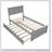 Platform Bed With Trundle-1088709543