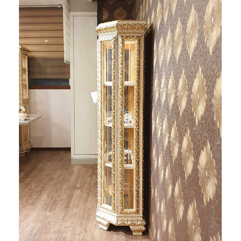Annaelise Lighted Curio Cabinet