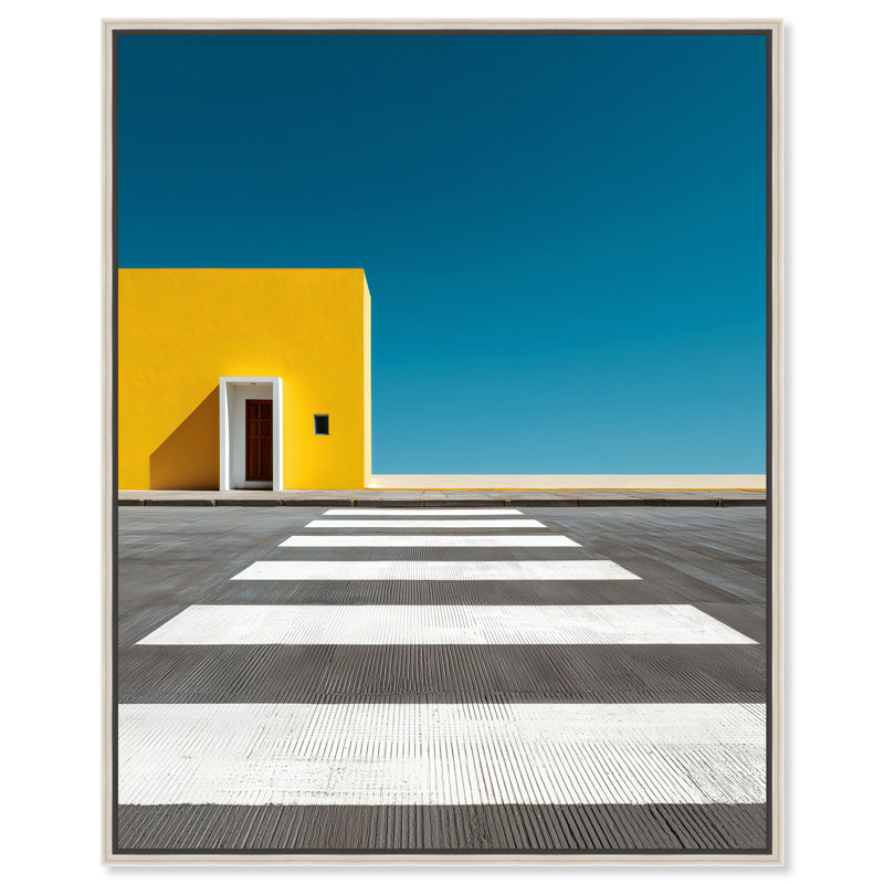 Hue Crossing I Print by Oliver Gal, 25"H x 21"W, Silver Floater Frame