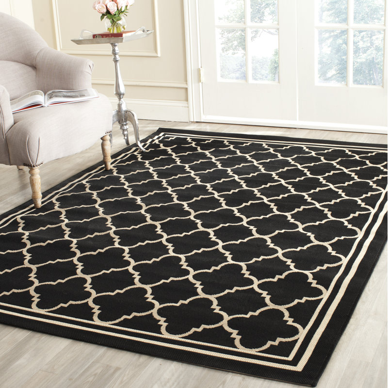Herefordshire Performance Geometric Indoor/Outdoor Area Rug, Rectangle 8' x 10'