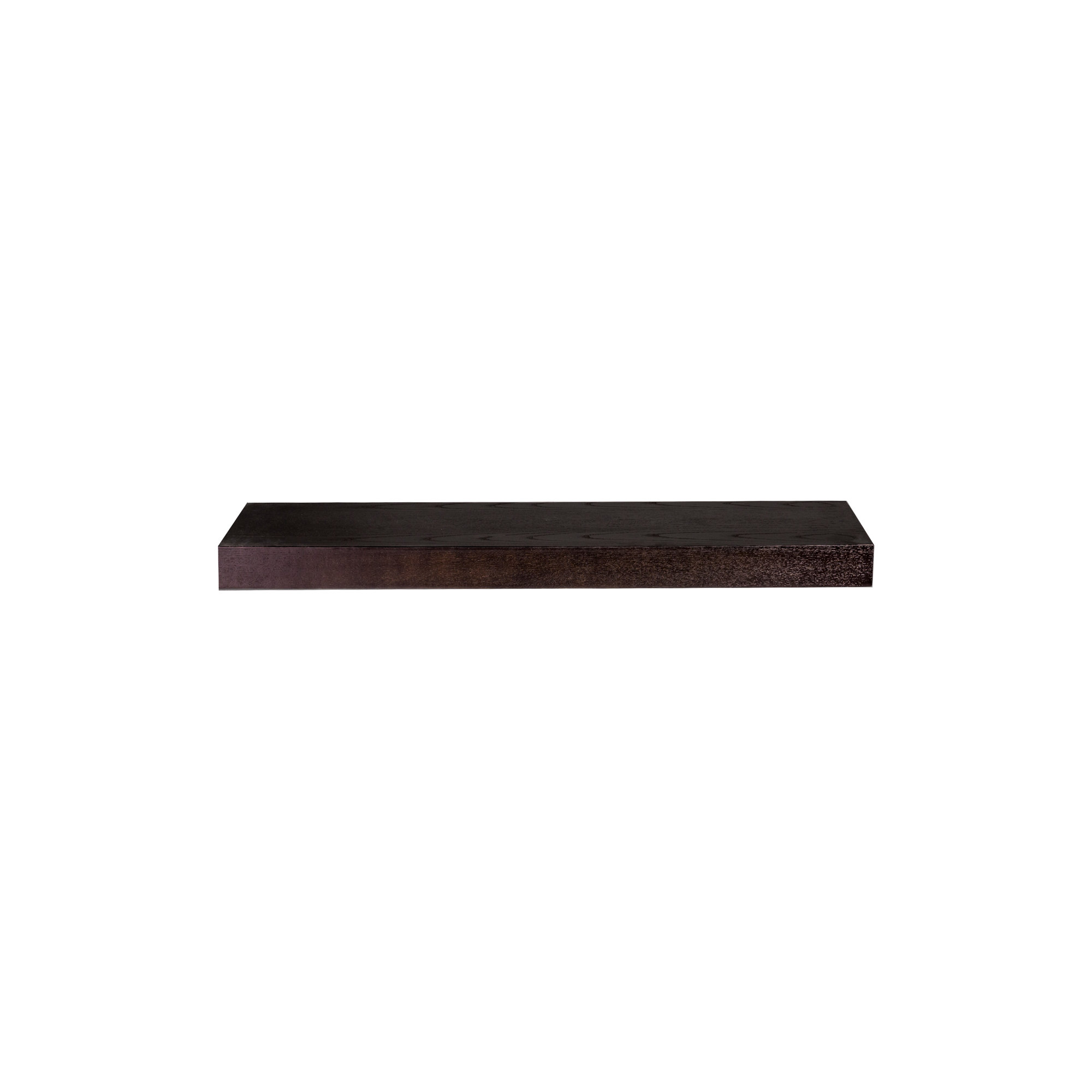 Sherice Floating Shelf, 1.97" H x 23.63" W x 10.24" D, Wenge