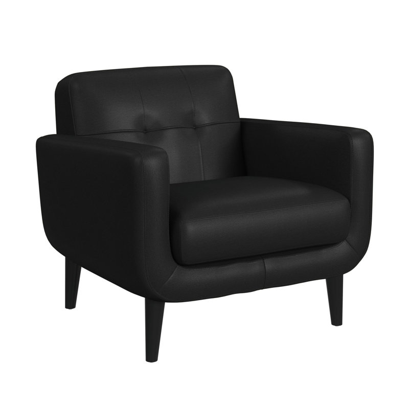  Chaise Douglas en galet noir, Noir