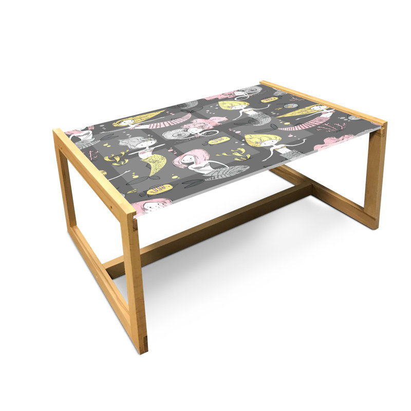 Jaivyn Sled Coffee Table, 90cm H x 62cm W x 40cm D
