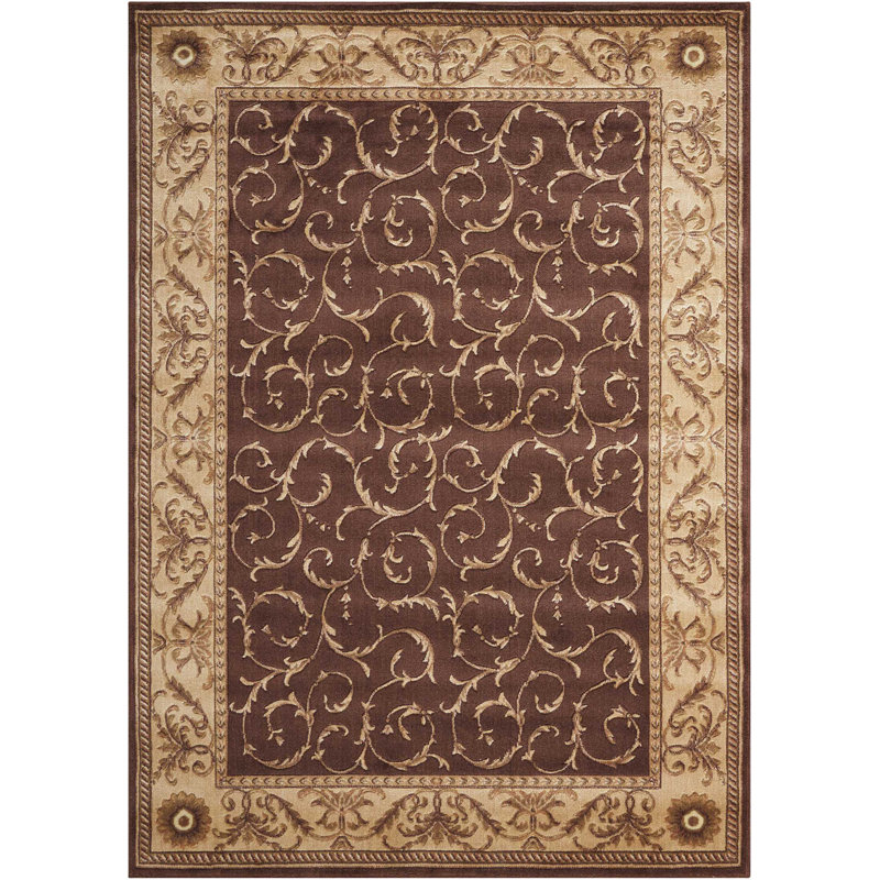 Tapis brun Arrowpoint, Rectangle 3 pi 6 po x 5 pi 6 po
