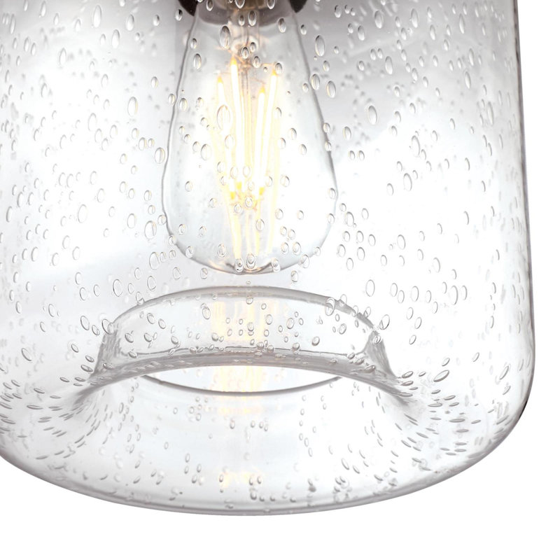 Gualtier Glass Semi Flush Mount