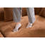 Canapé-lit modulaire incurvé à compression orange, canapé-lit en chenille haute densité 30D pour appartement, salon, L 110 po-1036263499-1036263497-1036263493