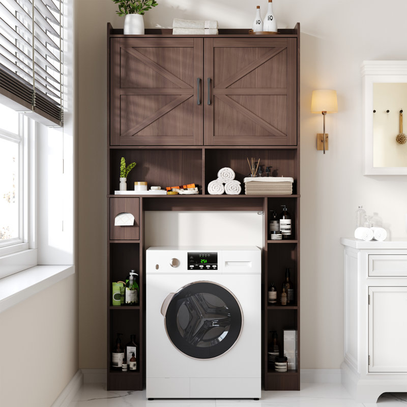Armoire de rangement au-dessus de la toilette, Espresso