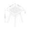 Abhishekh Square Acacia Outdoor Side Table , 46cm cm W 46cm cm D-790803389