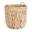 Artyom Tall Wicker Floor Basket, Woven Decorative Basket with Handles, Handmade, Great for Laundry and Storage-1858171467