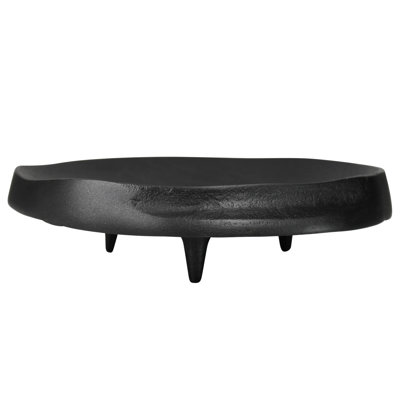 Round Dish, Cast Aluminum