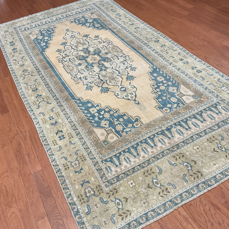 HERAT ORIENTAL Handmade Turkish Oushak Wool Rug