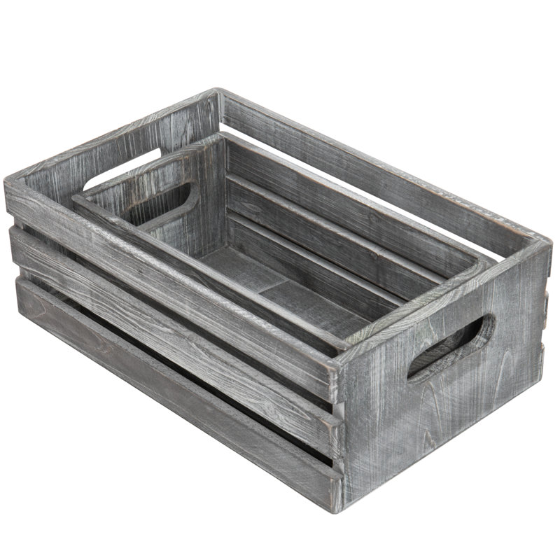 Abedraouf Solid Wood Decorative Bin