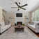Tavery 60" Smart Ceiling Fan With Remote, Light Kit Included, Works With Google Assistant And Amazon Alexa,Siri Shortcut.
