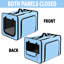 Cage de transport extensible et pliable pour chien, grande taille, bleue.-1954189809-1954189812