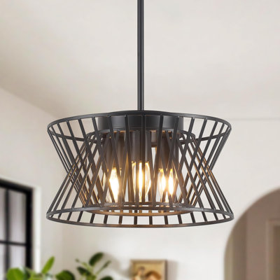 Lustre rétro géométrique