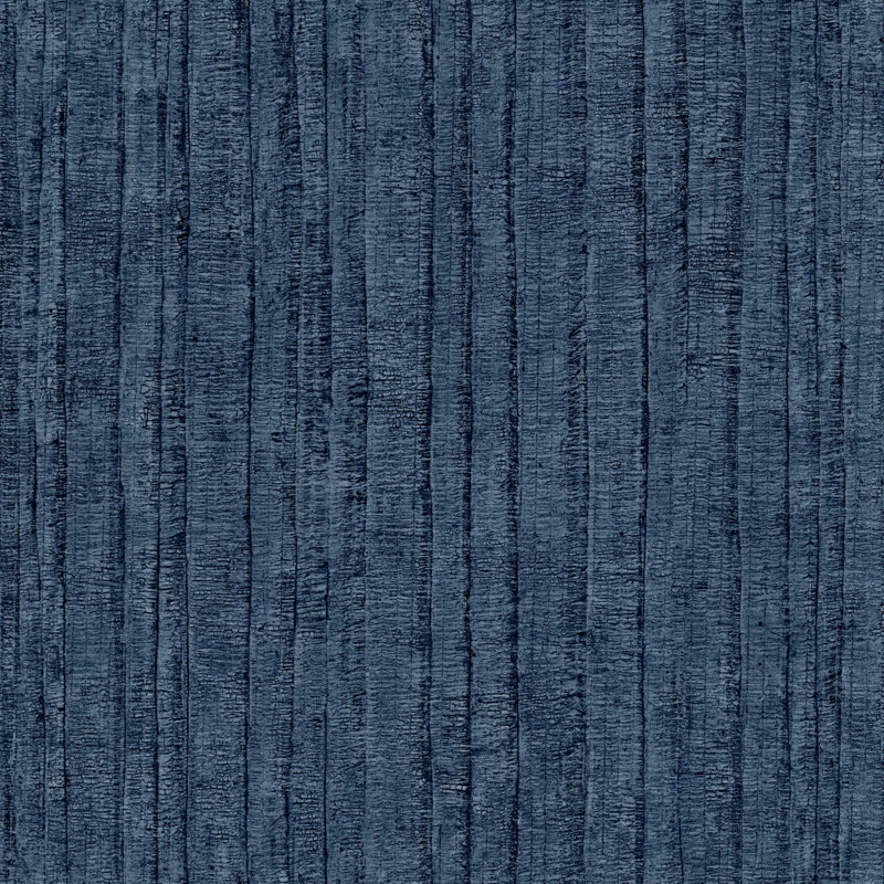 Rouleau de papier peint adhésif L 16,5 pi x l 20,5 po Akeesha, Bleu