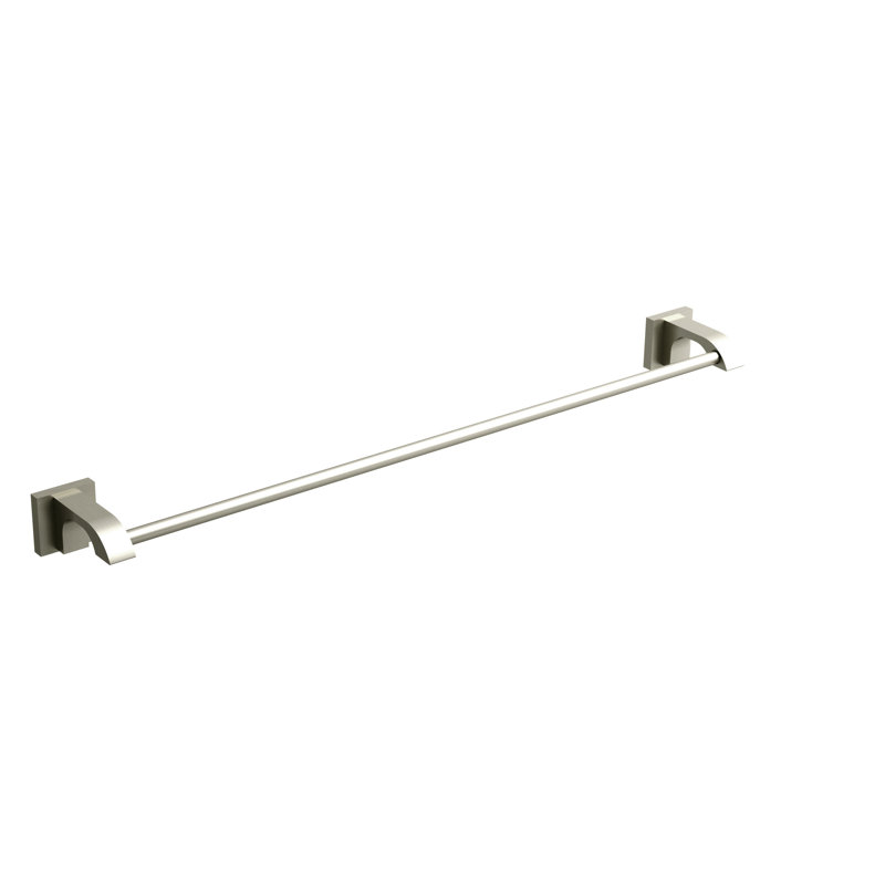 Barre à serviettes 24 po Zendo, Nickel brossé