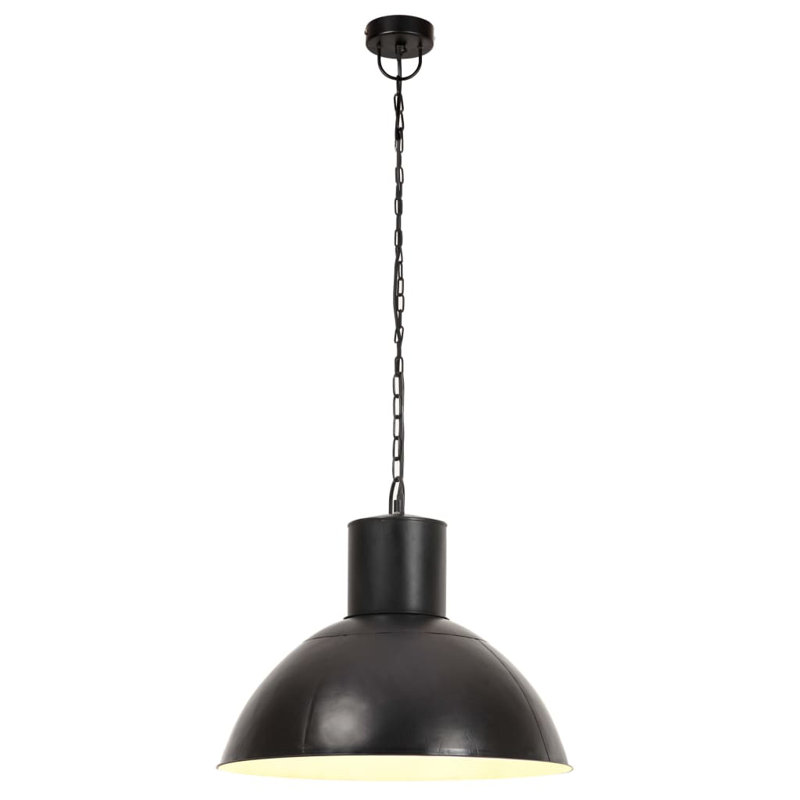 Makenzie 1 - Light Single Pendant, Black, 142cm H x 48cm W x 48cm D