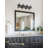 Ralbay Matte Black Bathroom Vanity Light Fixture 4-Light Industrial Wall Mount With Clear Glass Shades For Vintage Edison Bulbs-397975545-397975310-397975311
