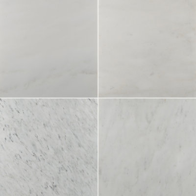 Castella Cambria 18 in. x 18 in. Polished Marble Floor and Wall Tile