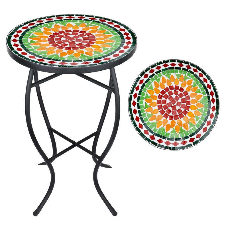 Table de bout en acier 20,86 po Nesika