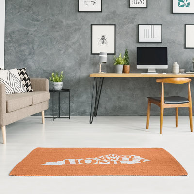 Tapis de l’aire orange kentucky home