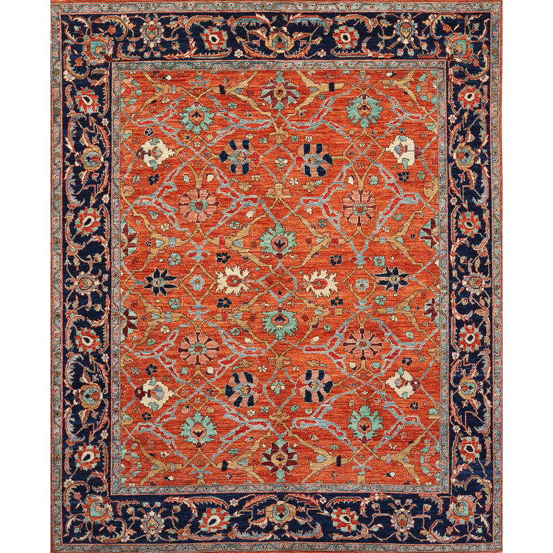 Tapis multicolore de haute qualité noué à la main