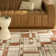 Tapis Mid-Century Nordic Ivory Rust