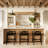 Maroma Counter Stool with Solid Wood Frame-471277264