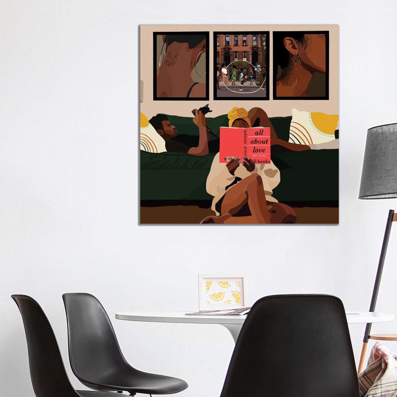 All All Love - Giclée sur toile tendue avec châssis, H 37 po x l 37 po