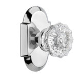Cottage Plate with Crystal Door Knob