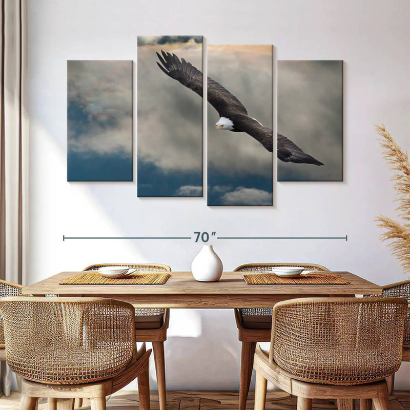 Brampt Soaring Eagle, 42" H x 68" W