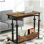 Bureau avec roulettes, table d'ordinateur portable pratique, bureau à hauteur réglable