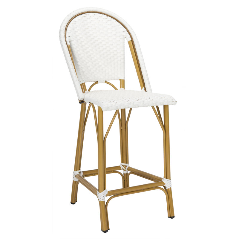 Tabouret de bar 26 po Yaretzi, Blanc