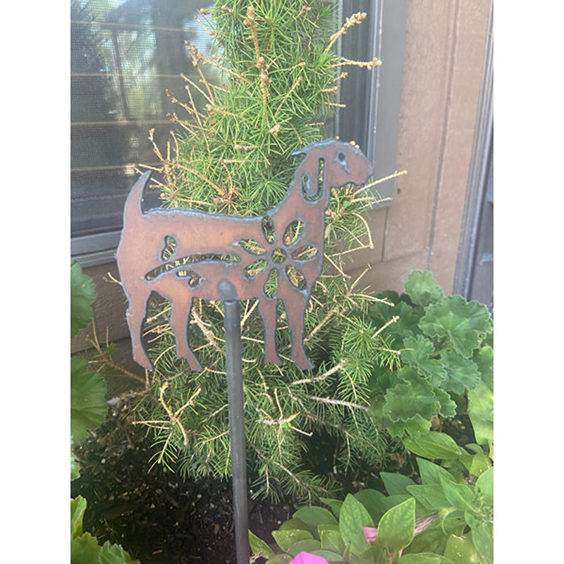 Piquet de jardin de chèvre