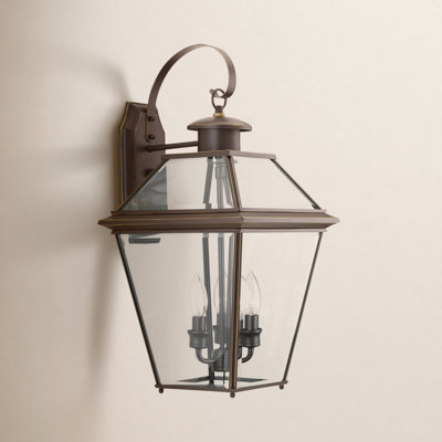 Calais 3 Light Empire Outdoor Wall Light