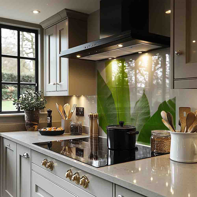 Leaves On Splash Back, 50cm L x 60cm W
