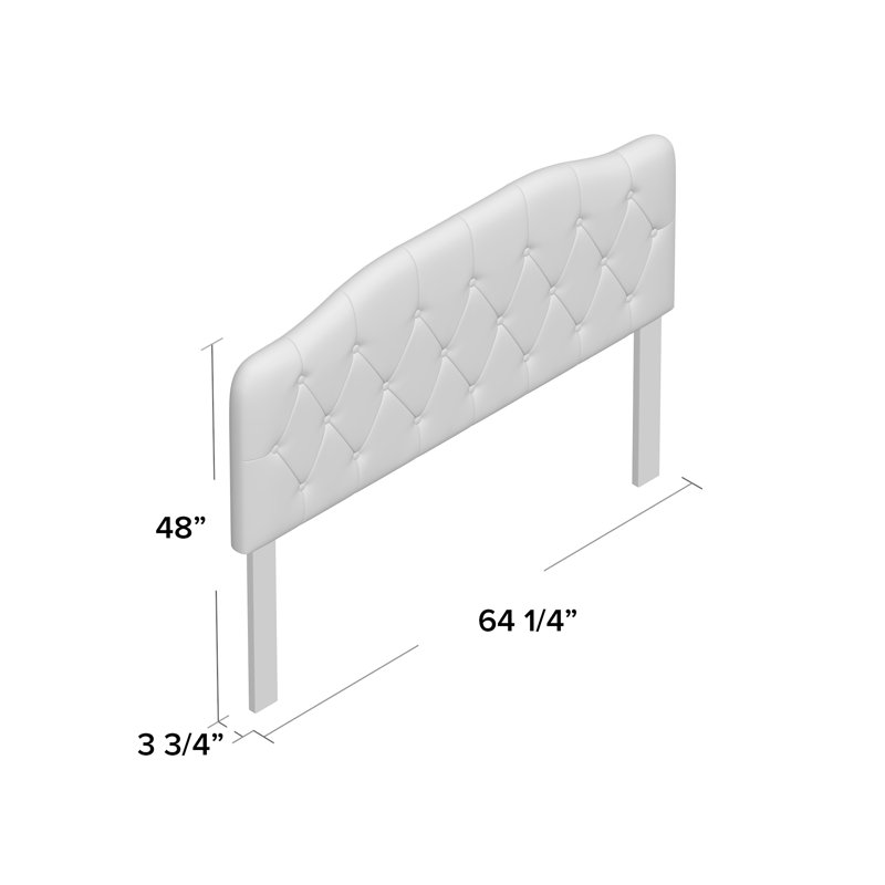 Tête de lit tapissier Ashari, Double / Grand, Lin