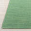 Tapis vert en laine / coton tissé à la main Kilim-575314453