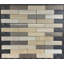 1" x 3" Flat Glass Brick Joint Mosaic Wall Tile