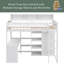Lit mezzanine simple Jaleesia, pour enfants-1862916417