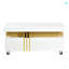 Table basse contemporaine avec plateau pour salon