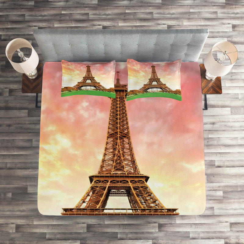 Eiffel Tower Eclectic Coverlet