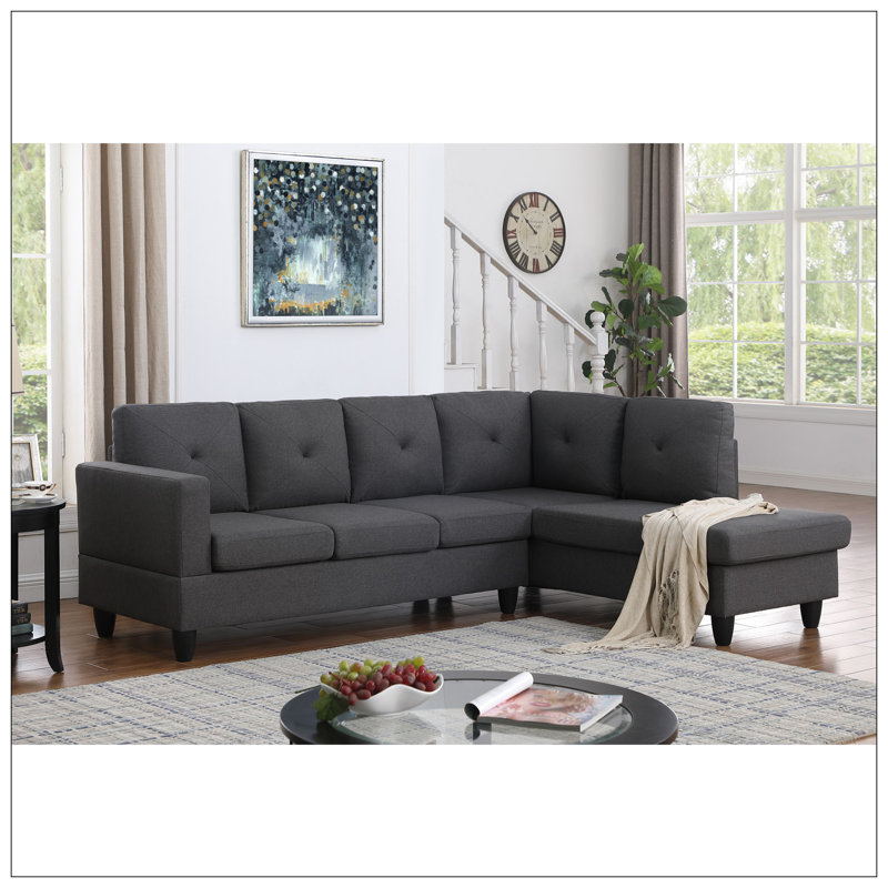 Santiago 96" Sectional Sofa With Chaise