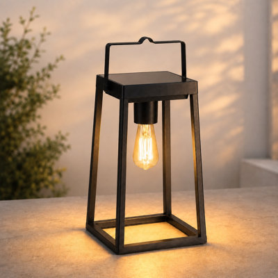 Demitri 32.5 cm Solar Powered LED Square / Rectangular Lantern