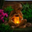 Layhou Lam Glimpses of God Solar Boy with Lantern Statue