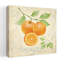 Oranges fraîches et fleurs rustiques, fleurs abstraites, art mural-129004040