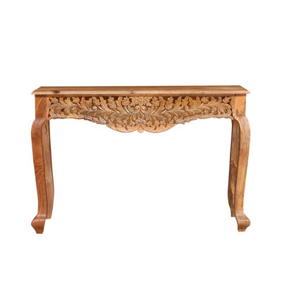 Zalia 120cm Solid Wood Console Table