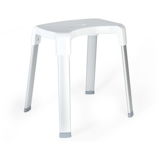 16'' W Plastic Shower Bench