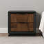 Table de chevet 2 tiroirs de style traditionnel en bois